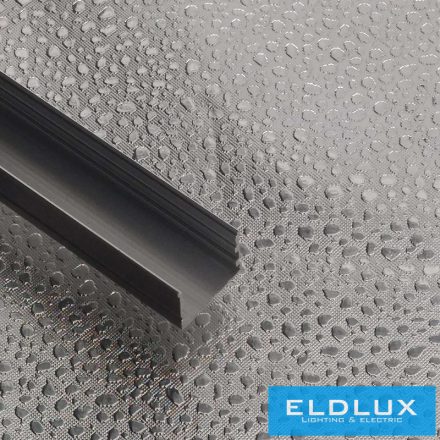 ELDLUX Alumínium profil (20*15mm aluprofil 2m. fedlap 2m. 2db végzáró. 4db felfogató)
