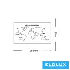 UNIVERSO térkép fali lámpa LED 13w 1040lm CCT IP20 285x160mm fehér