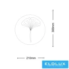 UNIVERSO levélmintás fali lámpa 9w 630lm CCT IP20 ∅220x40mm fehér