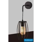 UNIVERSO Fali lámpa 1xE27 max.60w 140x235mm IP20 Fekete 5év