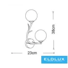 UNIVERSO Fali lámpa 2xG9 max.10w 230x380mm IP20 Óarany 5év