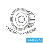 UNIVERSO spot lámpa AR111 LED 30w 2700lm 6500k CRI≥90 40° IP22 fehér