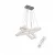 UNIVERSO Kristály üveg csillár 46w 3680lm CCT Távirányító IP20 Króm 600x380x1200mm