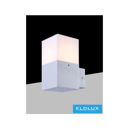 UNIVERSO kürtéri fali lámpa 1xE27 max.13w IP44 fehér 110x78x160mm 5év