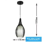 UNIVERSO Függeszték 1xE27 max. 240V 60w ∅175x1000mm fekete