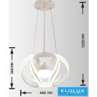 UNIVERSO Függeszték 78w 6240lm 6500K D440x1200mm fehér