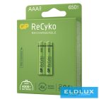 GP ReCyko NiMH akkumulátor HR03 (AAA) 650mAh 2db