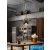 UNIVERSO Kender kötél csillár 1xE27 IP20 D290x1200mm fekete