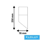 UNIVERSO Kültéri fali lámpa 1xE27 max.12w IP44 fehér 78x78x250mm 5év