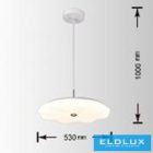 UNIVERSO függeszték 26w/52w 2080lm/4160lm CCT ∅530×1000mm fehér