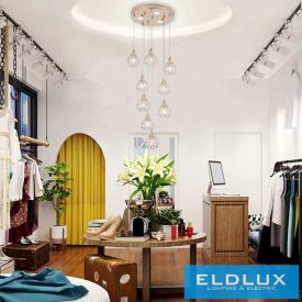   UNIVERSO Csillár 7w + G9x3.5w 4000lm 6500k 300×800mm IP20 arany