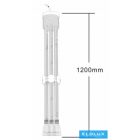 UNIVERSO Kender kötél csillár 6xE27 max. 240V 1200mm fekete