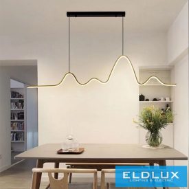   UNIVERSO Függeszték LED 25w 2000lm 3000k IP20 1200×200×1000mm fekete