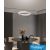 UNIVERSO Kristály üveg csillár 45w 3600lm 8000k D600x1000mm