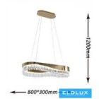 UNIVERSO Kristály üveg csillár 45w 3600lm 8000k 800x300x1200mm