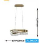 UNIVERSO Kristály üveg csillár 35w 2800lm 8000k 600x300x1200mm