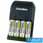 CAMELION univerzális akkumulátor töltő （2-4db AA/AAA vagy 1-2db 9V）