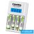 CAMELION univerzális akkumulátor töltő AA/AAA (2db AA/2300mAh és 2db AAA/800mAh tartalmazza)
