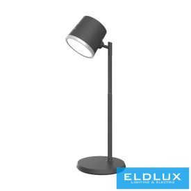   UNIVERSO Tölthető asztali-fali lámpa 5V-1500mAh 6w 310lm CCT 86x82.5mm Fekete