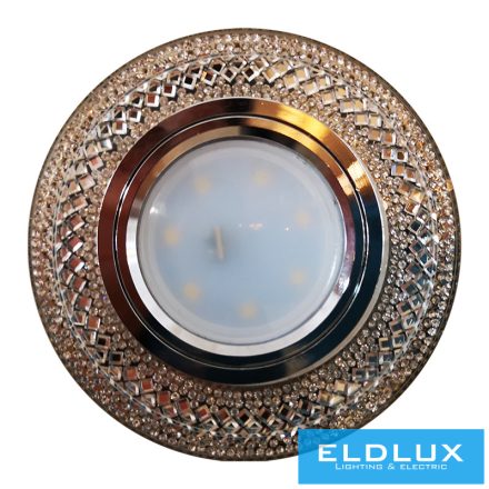 ELDLUX ANUBIS süllyesztett lámpatest LED 3W CW + GU10 króm