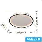 UNIVERSO mennyezeti lámpa 43w 3440lm CCT kapcsolóval ∅500×50mm fehér