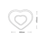 UNIVERSO Mennyezeti lámpa 54w 4320lm CCT kap. 490x470mm fehér