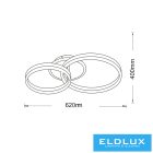 UNIVERSO Mennyezeti lámpa 42w 3360lm CCT Kapcsolós IP20 620x400mm Fehér