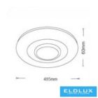 UNIVERSO Mennyezeti lámpa hangszóróval BT 72w CCT + 9w RGB 4600lm ∅485×60mm fehér