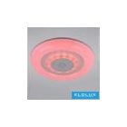 UNIVERSO Mennyezeti lámpa hangszóróval BT 72w CCT + 9w RGB 4600lm ∅485×60mm fehér