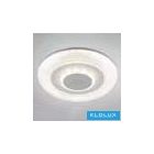 UNIVERSO Mennyezeti lámpa hangszóróval BT 72w CCT+ 9w RGB 4600lm ∅485×60mm átlátszó