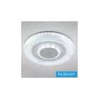 UNIVERSO Mennyezeti lámpa hangszóróval BT 72w CCT+ 9w RGB 4600lm ∅485×60mm átlátszó