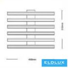 UNIVERSO Mennyezeti lámpa 55w 4400lm 6500k 510x490mm fehér