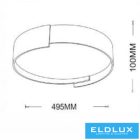 UNIVERSO Mennyezeti lámpa 46w 3680lm 6500k 495x100mm szürke/arany