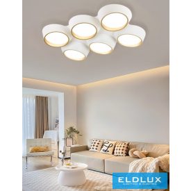   UNIVERSO Mennyezeti lámpa 120w 9600lm 4000k 860x570x130mm fehér/arany