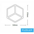 UNIVERSO Mennyezeti lámpa 37w 2960lm CCT 500x575mm fehér