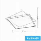 UNIVERSO mennyezeti lámpa 39W 3150lm CCT kapcsolóval 445x530mm IP20 fehér/fekete