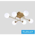 UNIVERSO Mennyezeti lámpa 6xG9 max.10w 700x700x170mm IP20 Óarany 5év