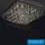 Kristály Üveg Mennyezeti Lámpa Króm LED 25×5W 4000k IP20 850x850x340mm