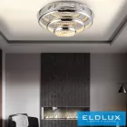 ELDLUX VANDA kristályüveg mennyezeti lámpa króm 120W 4000K