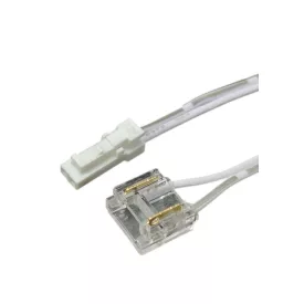   UNIVERSO 10mm-es COB LED szalaghoz toldó kábel ST csatlakozóval DC:12-24V Max.3A 2méter
