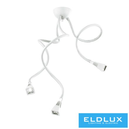 ELDLUX FLEXI mennyezeti lámpa 3×3W WW fehér