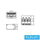 3-Pos wire connectors pluggable 15pcs/packet