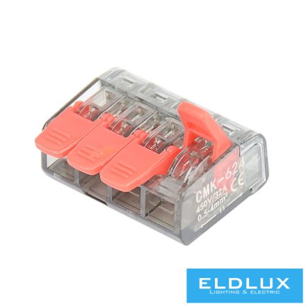 ELDLUX 4 pólusú nyítható kábelösszekötő 10db/csomag