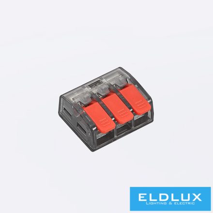 ELDLUX 3-Pólusú nyitható kábelösszekötő 15db/csomag