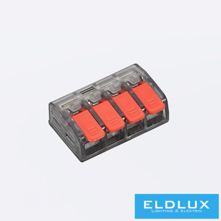 ELDLUX 4-Pólusú nyitható kábelösszekötő 100db/doboz