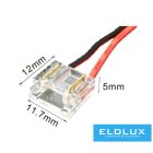 UNIVERSO 10mm-es COB LED szalaghoz toldóelem kábellel