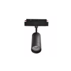 UNIVERSO Mágneses sínbe szerelhető spot Lámpa DC:48V 20w 2085lm CCT.Kap RA90 IP20 Fekete D76x213x165mm