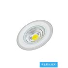 UNIVERSO Süllyesztett spot lámpa 7w 660lm CCT.kap 120° IP20 Fehér D120mm kivágás:95mm