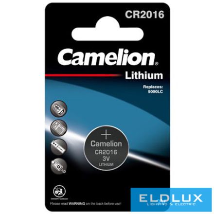 CAMELION lítium gombelem 3V CR2016-BP1