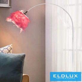   UNIVERSO Tollas állólámpa 1XE27 Max.60w 1850x1100mm Rózsaszín